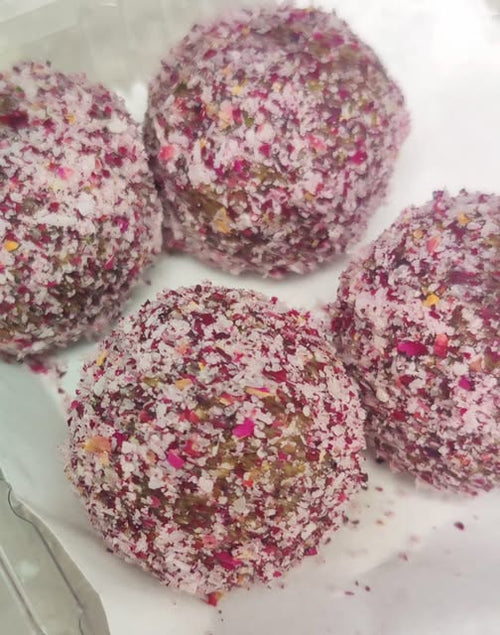 Homemade Damascus Rose Protein Rolls
